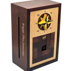Navigation Enigma Puzzle Box - Money Gift Giving IQ Secret Box