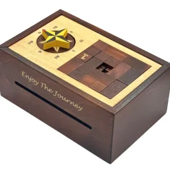 Navigation Enigma Puzzle Box - Money Gift Giving IQ Secret Box