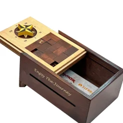 Navigation Enigma Puzzle Box - Money Gift Giving IQ Secret Box