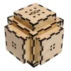 Nova Large 15 Steps Wooden Puzzle Box IQ Logic 3D Puzzle