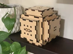 Nova Large 15 Steps Wooden Puzzle Box IQ Logic 3D Puzzle