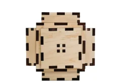 Nova Large 15 Steps Wooden Puzzle Box IQ Logic 3D Puzzle