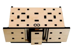 Orion 24 Steps Wooden Puzzle Box IQ Logic 3D Puzzle