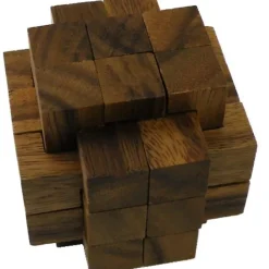 18 Pieces Burr - Wooden Puzzle Brain Teaser