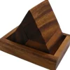 3 Pieces Pyramid With Base - Wooden Puzzle