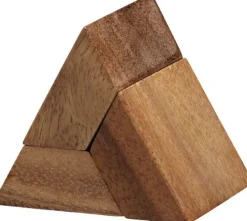 3 Pieces Pyramid With Base - Wooden Puzzle