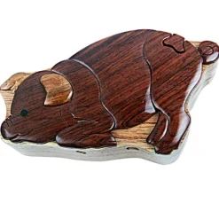 Pig - Secret Wooden Puzzle Box