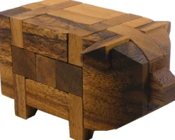 Pig Kumiki - 3D Brain Teaser Wooden Puzzle