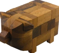 Pig Kumiki - 3D Brain Teaser Wooden Puzzle