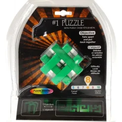 #1 Puzzle - Interlocking Brainteaser Metal Puzzle