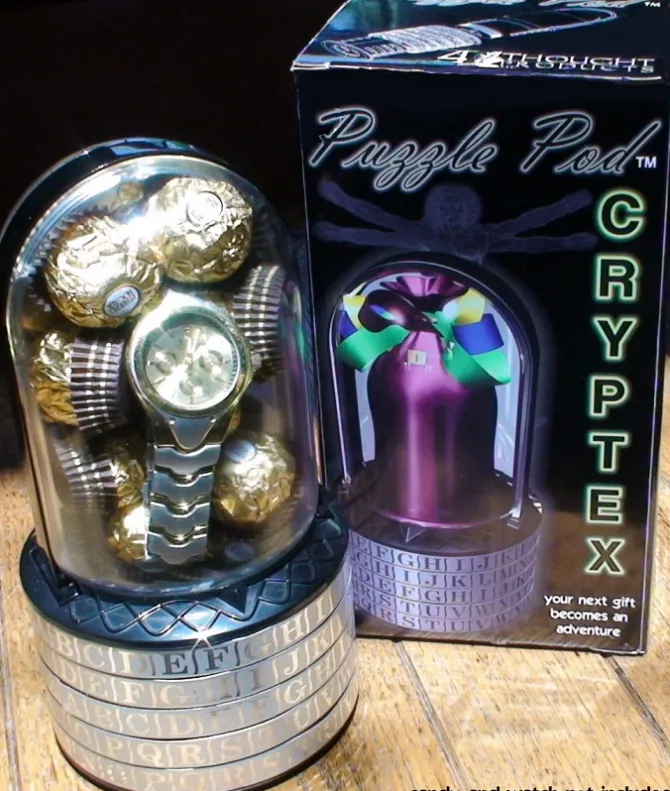 Puzzle Pod Cryptex - Brain Teaser Gift Puzzle