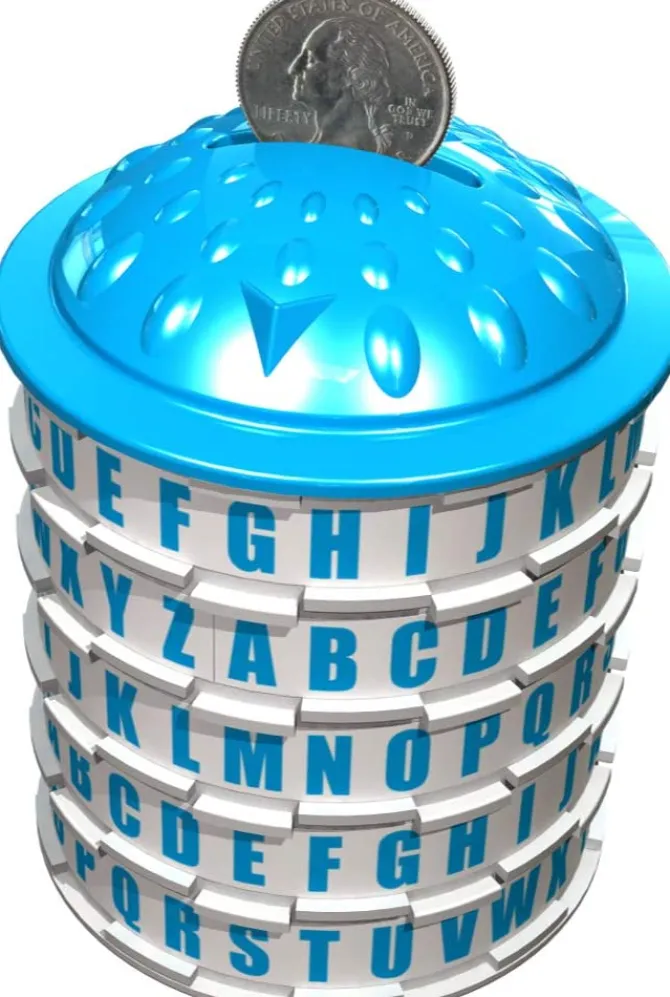 Puzzle Pod Mini Cryptex - Brain Teaser Gift Puzzle