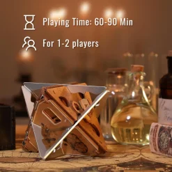Puzzle Potato Anti-Gravity Metal Version - Escape Room Game Puzzle Box