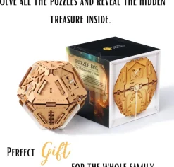 Puzzle Potato Philosopher's Stone Metal - Escape Room Game Puzzle Box