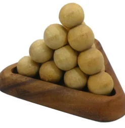Pyramid Ball Fancy - 3D Wooden Brain Teaser Puzzle
