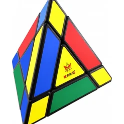 Pyraminx Edge Black Base - Meffert's Rotation Puzzle Brainteaser