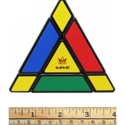 Pyraminx Edge Black Base - Meffert's Rotation Puzzle Brainteaser