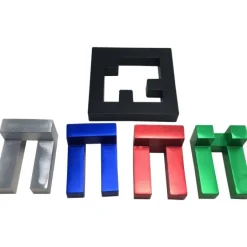 Quad L - Brainteaser Metal Puzzle