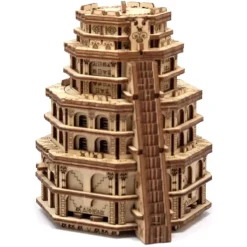 Quest Tower Puzzle Box - Wooden Escape Room Experience