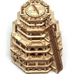 Quest Tower Puzzle Box - Wooden Escape Room Experience