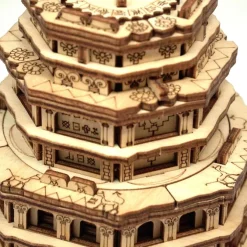 Quest Tower Puzzle Box - Wooden Escape Room Experience