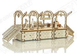 Railway Station - 3D Mechanical, Engineering Self-Assembled Puzzle