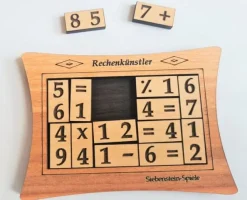Rechenkunstler - Math Brainteaser Wooden Puzzle
