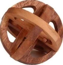 Rolling Globe - 3D Wooden Puzzle Brain Teaser