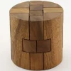 Round Diamond - Brain Teaser Wooden Puzzle