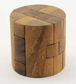 Round Diamond - Brain Teaser Wooden Puzzle