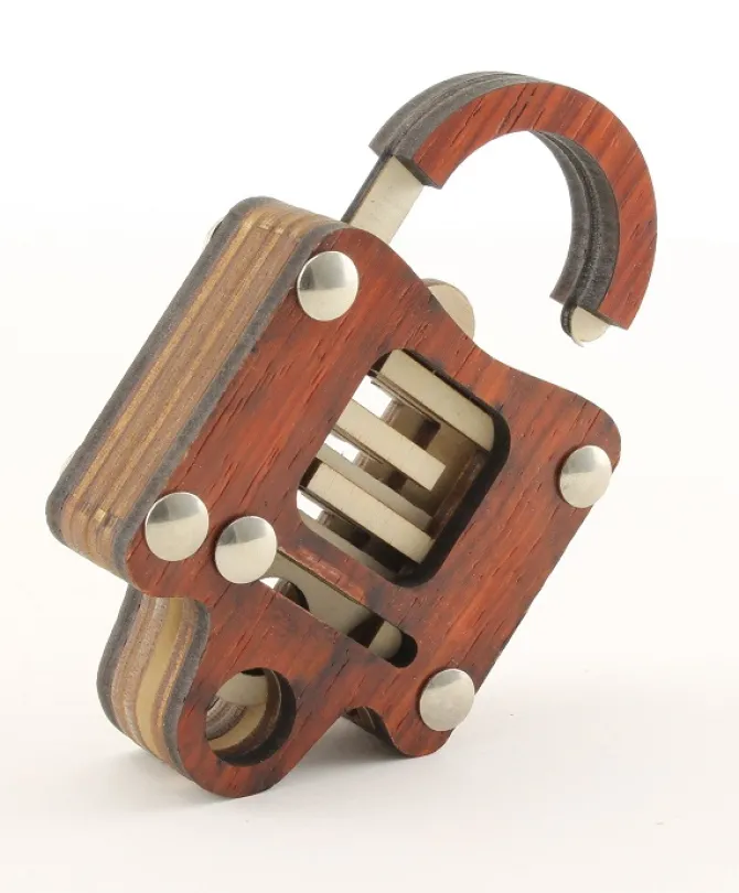 Schlo? Dick (Voidlock) - Wooden Lock Puzzle Brain Teaser