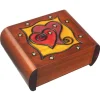 Secret Heart Wooden Puzzle Box