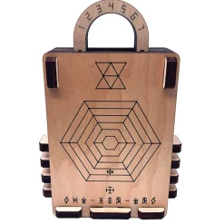 Sentinel Padlock Wooden Lock Puzzle