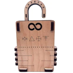 Sentinel Padlock Wooden Lock Puzzle
