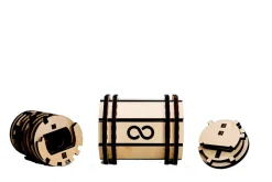 Solaris Wooden Puzzle Box IQ Logic 3D Puzzle