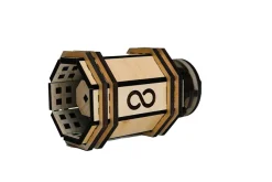 Solaris Wooden Puzzle Box IQ Logic 3D Puzzle