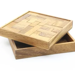 Solid Pentominoes - Wooden Brain Teaser Puzzle