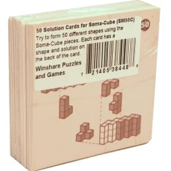 Soma Cube Puzzle 50 Playing Card Challenges