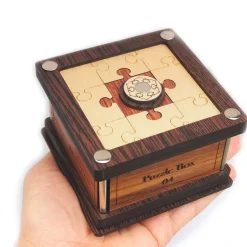 Spiele Puzzle Box 04 - Wooden Secret Box Brainteaser Puzzle