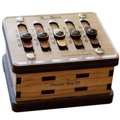 Spiele Puzzle Box 10 X Box - Wooden Secret Puzzle Box