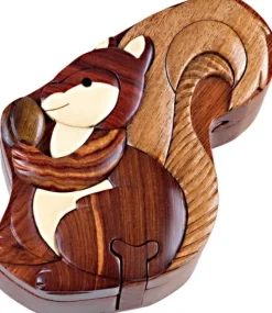 Squirrel - Secret Wooden Puzzle Box
