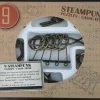 Steampunk Puzzles Set Brown Box - 9 Disentanglement Metal Puzzles