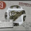 Steampunk Puzzles Set Gray Box - 9 Disentanglement Metal Puzzles