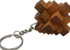 Steps Key Chain - Wooden Puzzle Brainteaser