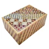 4 Sun 7 Steps + 7 Dual Compartment - Yosegi Ichimatsu Japanese Puzzle Box