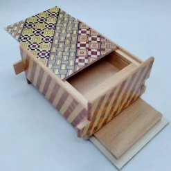 4 Sun 7 Steps + 7 Dual Compartment - Yosegi Ichimatsu Japanese Puzzle Box
