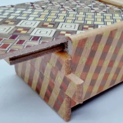 4 Sun 7 Steps + 7 Dual Compartment - Yosegi Ichimatsu Japanese Puzzle Box