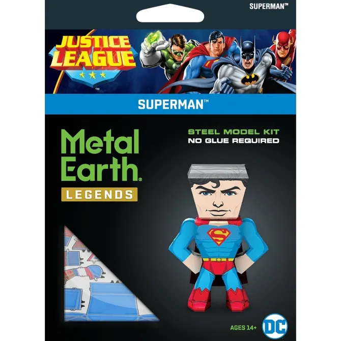 Superman Justice League Legends - Metal Earth 3D Model Puzzle