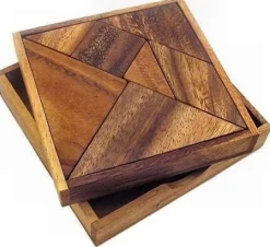 Tangram - Wooden Brain Teaser Puzzle