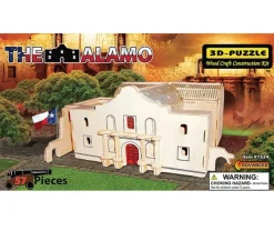The Alamo- 3D Jigsaw Woodcraft Kit Wooden Puzzle